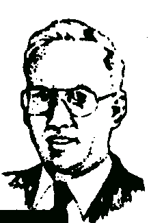 Line Drawing of Jerry Peters